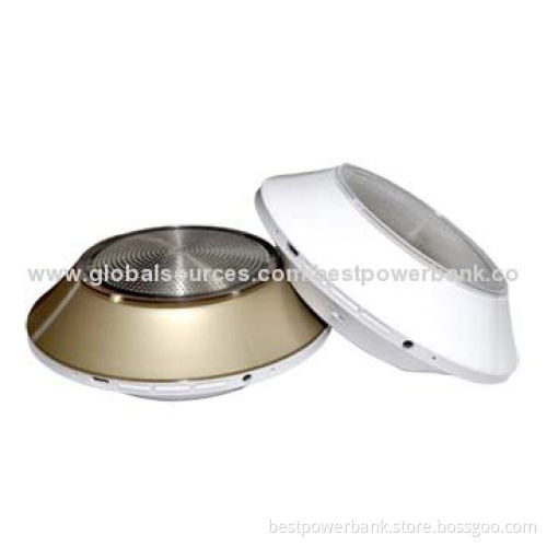 Portable round-shaped Handsfree Telephone Bluetooth Speakers with 3.3-4.2V Voltage
